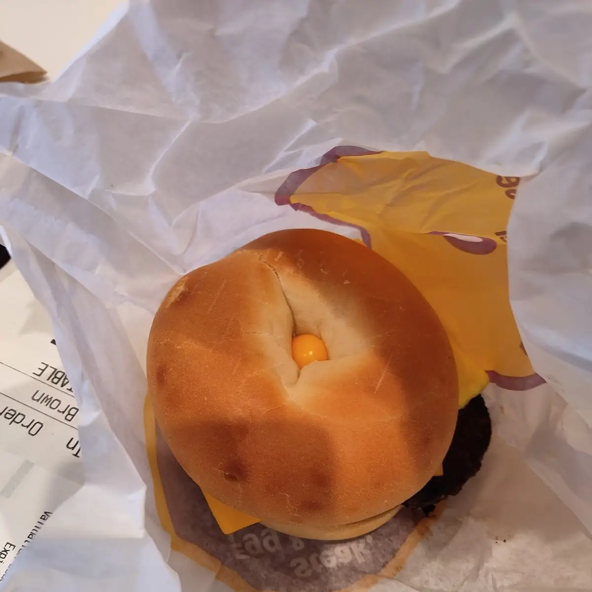 Steak Egg Cheese Bagel
