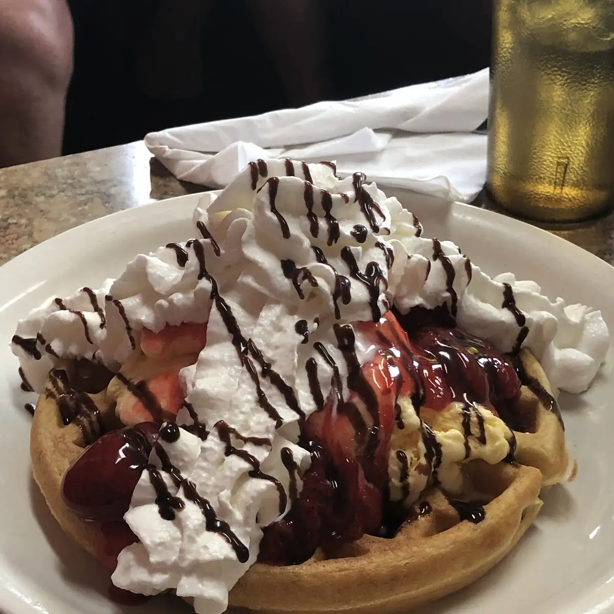 RG's Banana Split Waffle