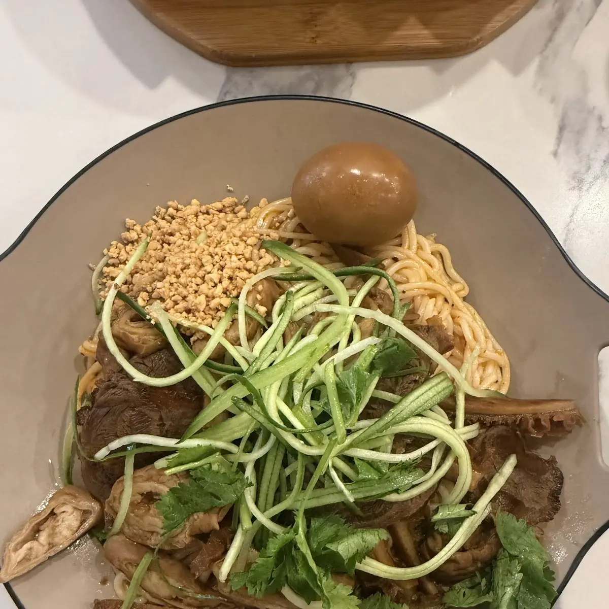Minced Pork Sauce Mixed Rice Noodles