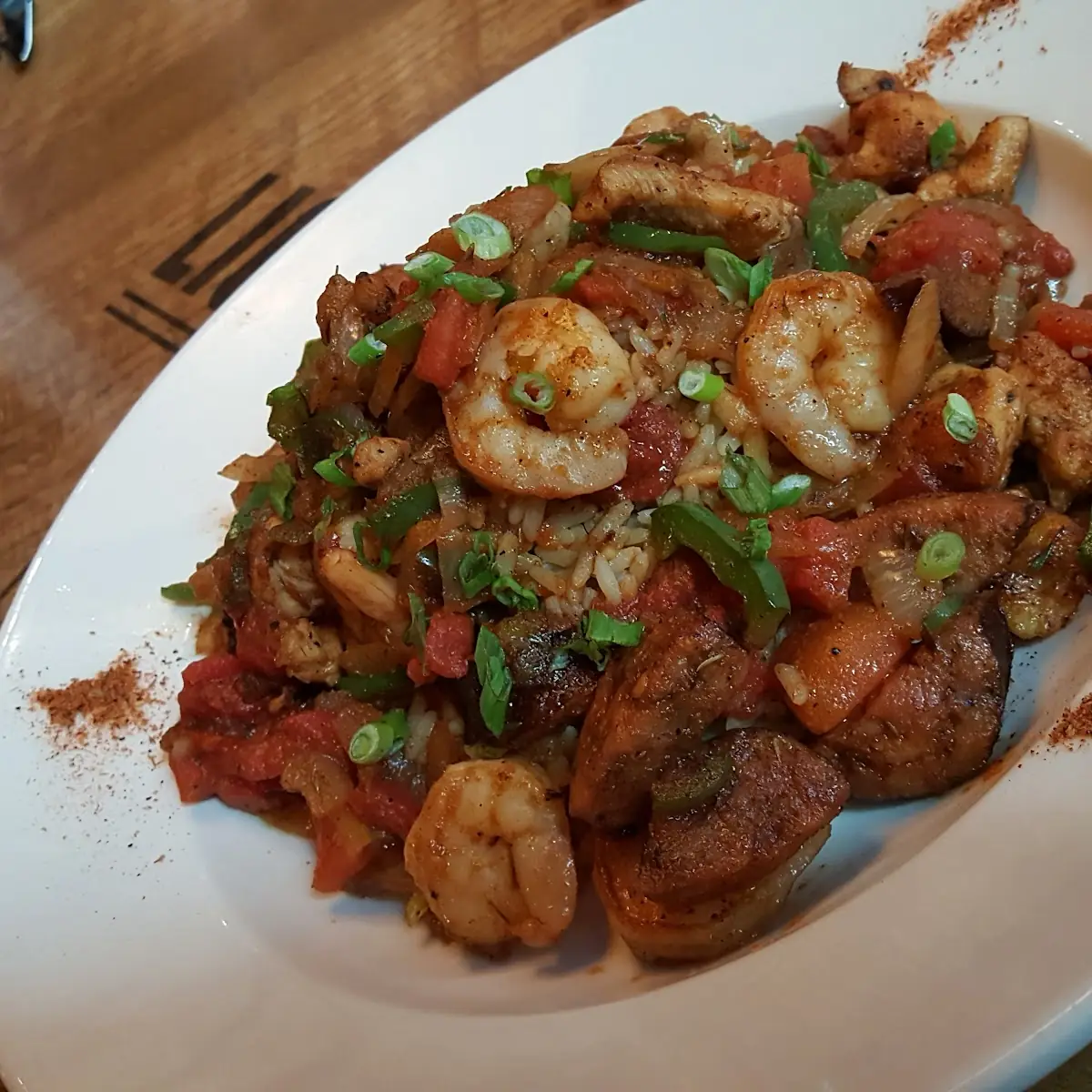 BJ's Brewhouse Protein Bowl with Shrimp