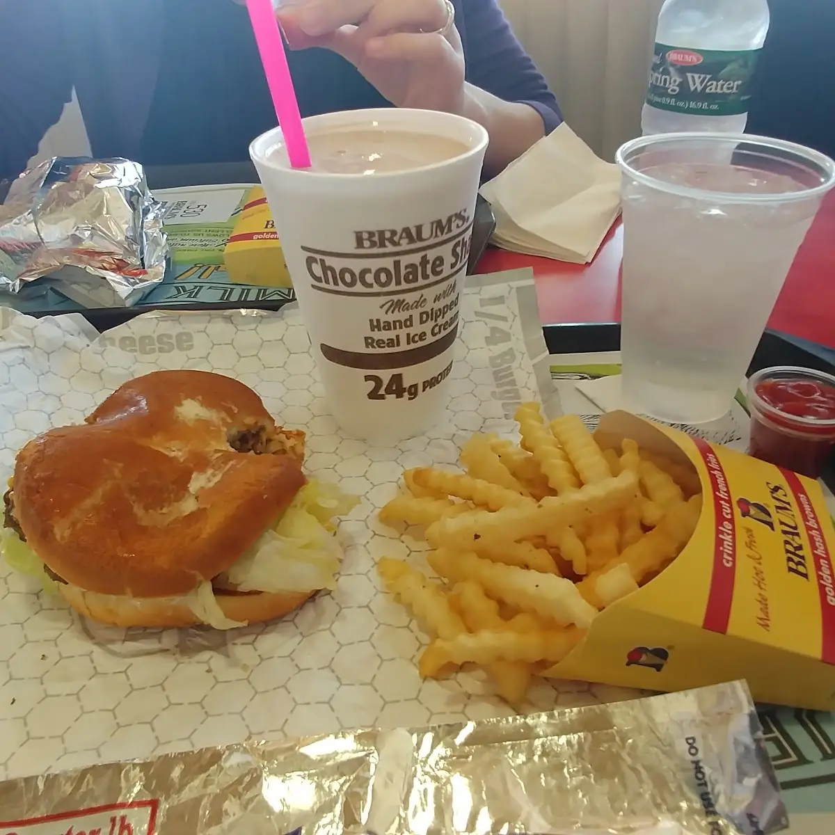 Cheeseburger with Chocolate Malt
