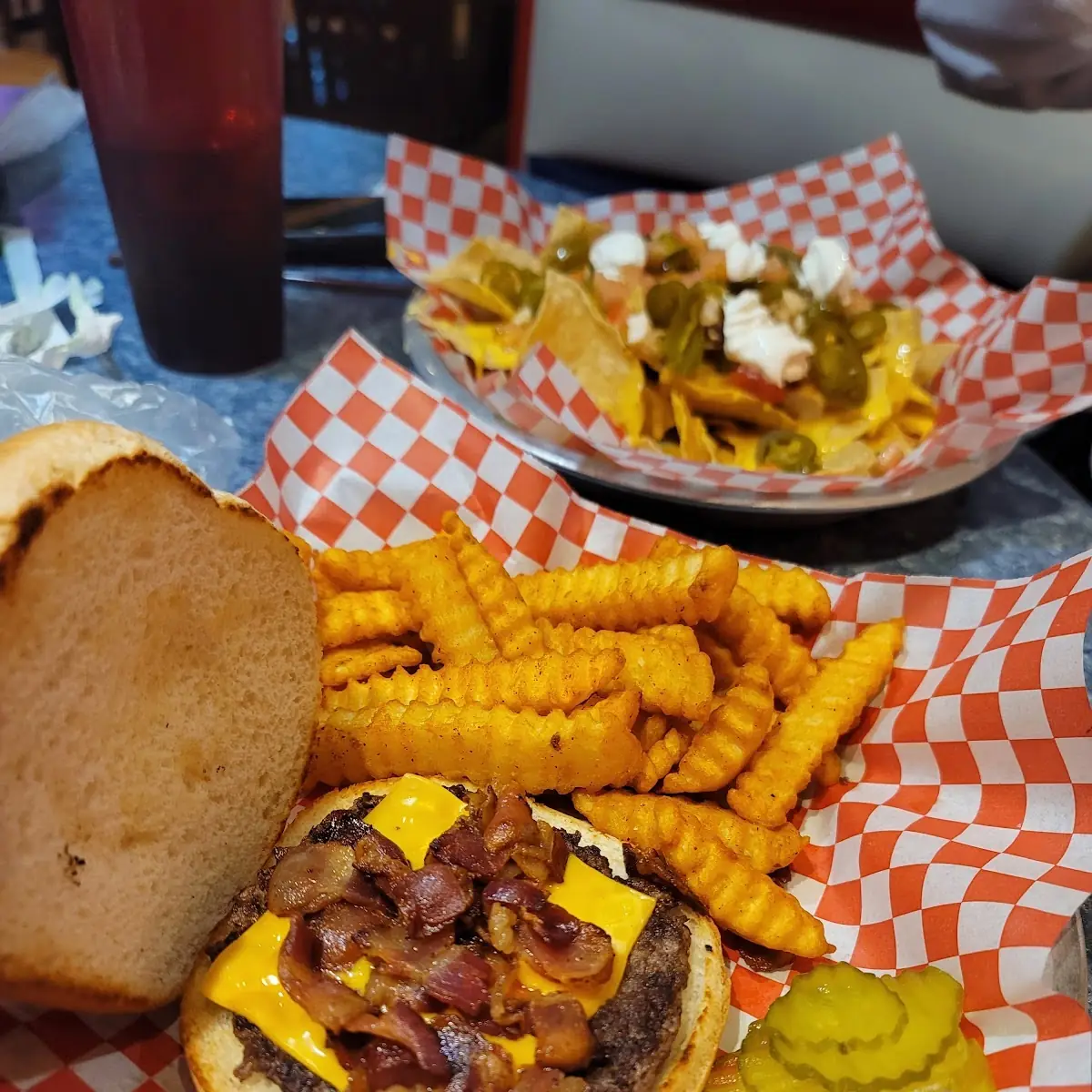 Buckaroo Kids Bacon Cheese Burger