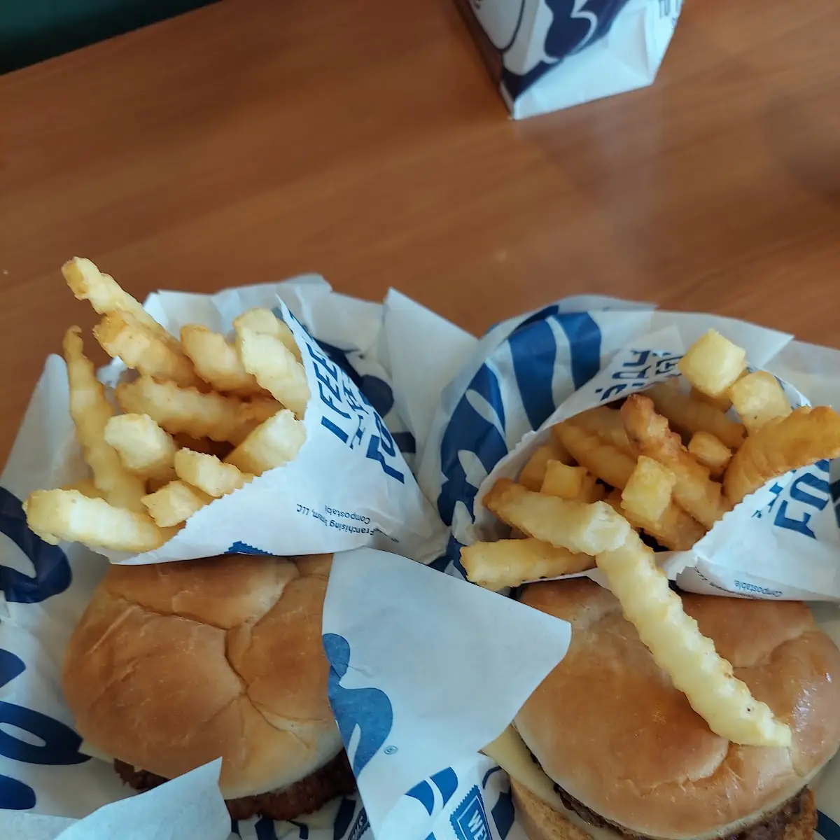 Mushroom Swiss Burger Combo