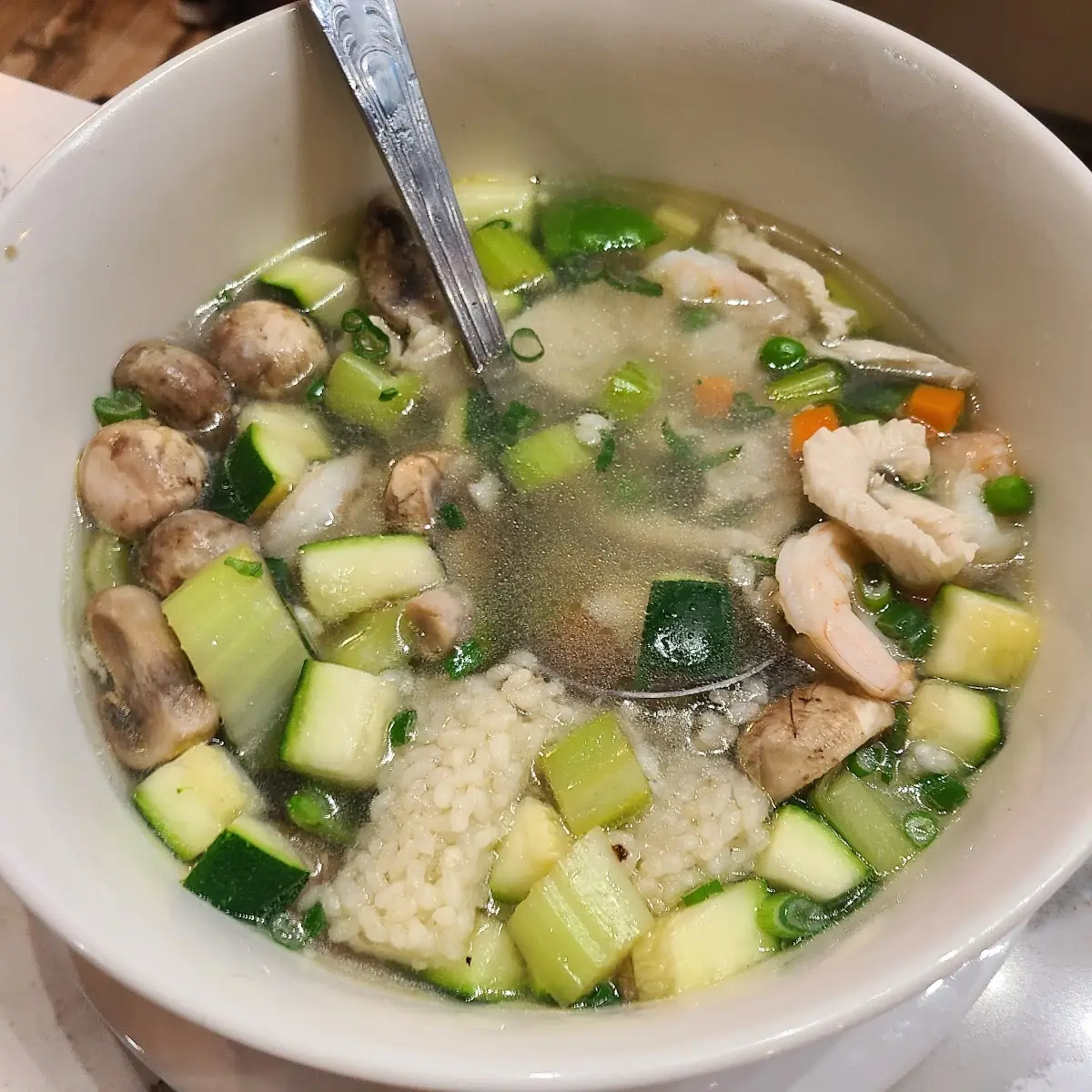 Sizzling Rice Soup