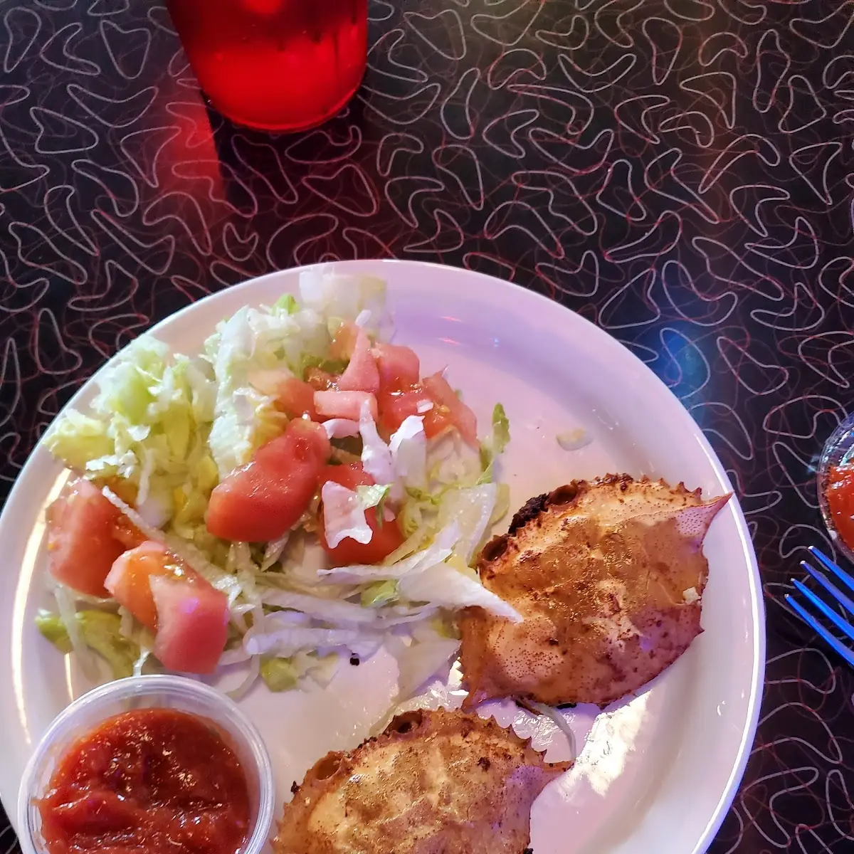 Crab Cakes Served in a Natural Shell