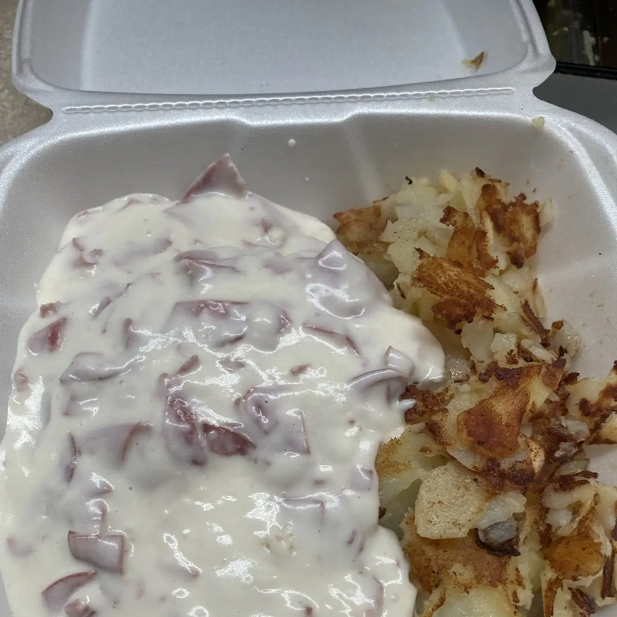 Sausage Gravy w Home Fries