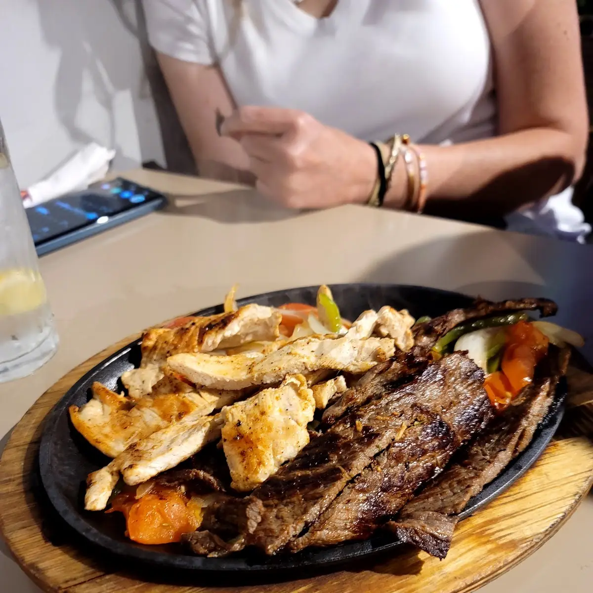 Chick and Beef Fajitas