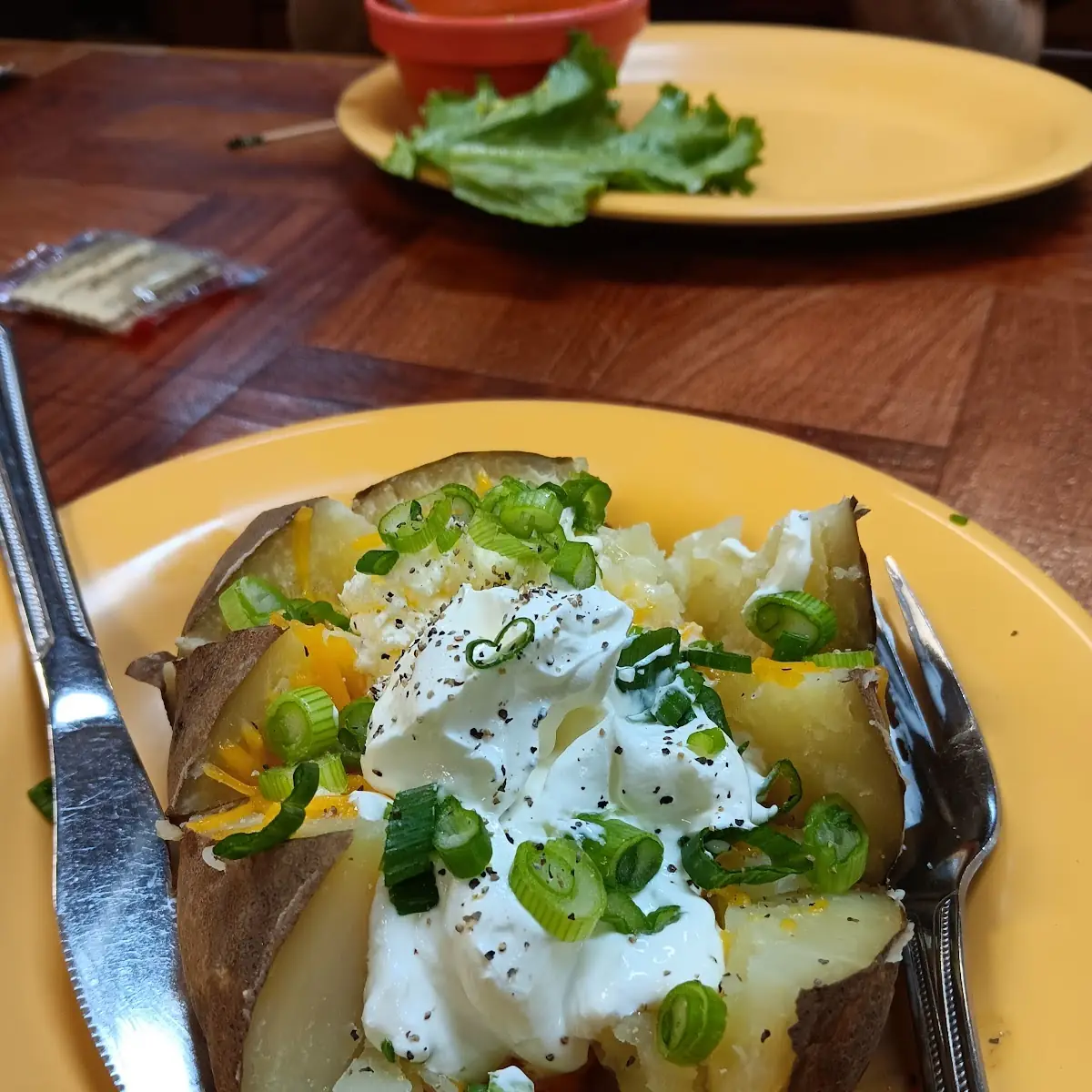 Loaded Baked Potato with Toppings