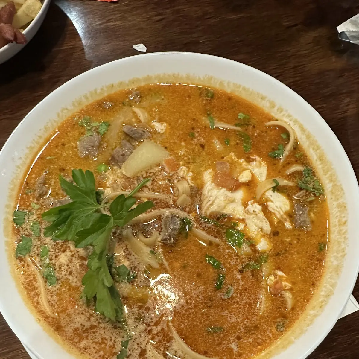 Sopa a La Criolla Creole Style Soup