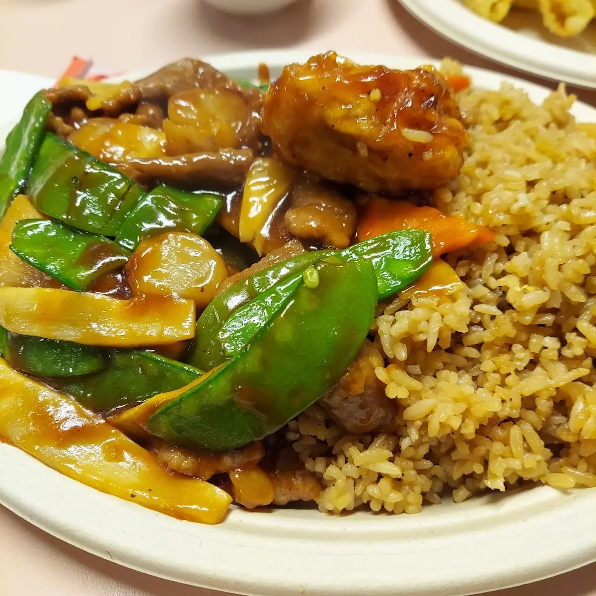 Beef with Snow Peas Lunch