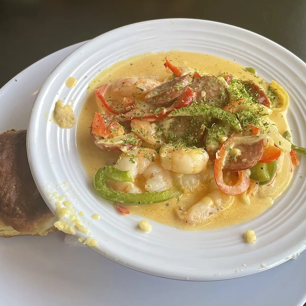 Shrimp and Grits and Biscuits