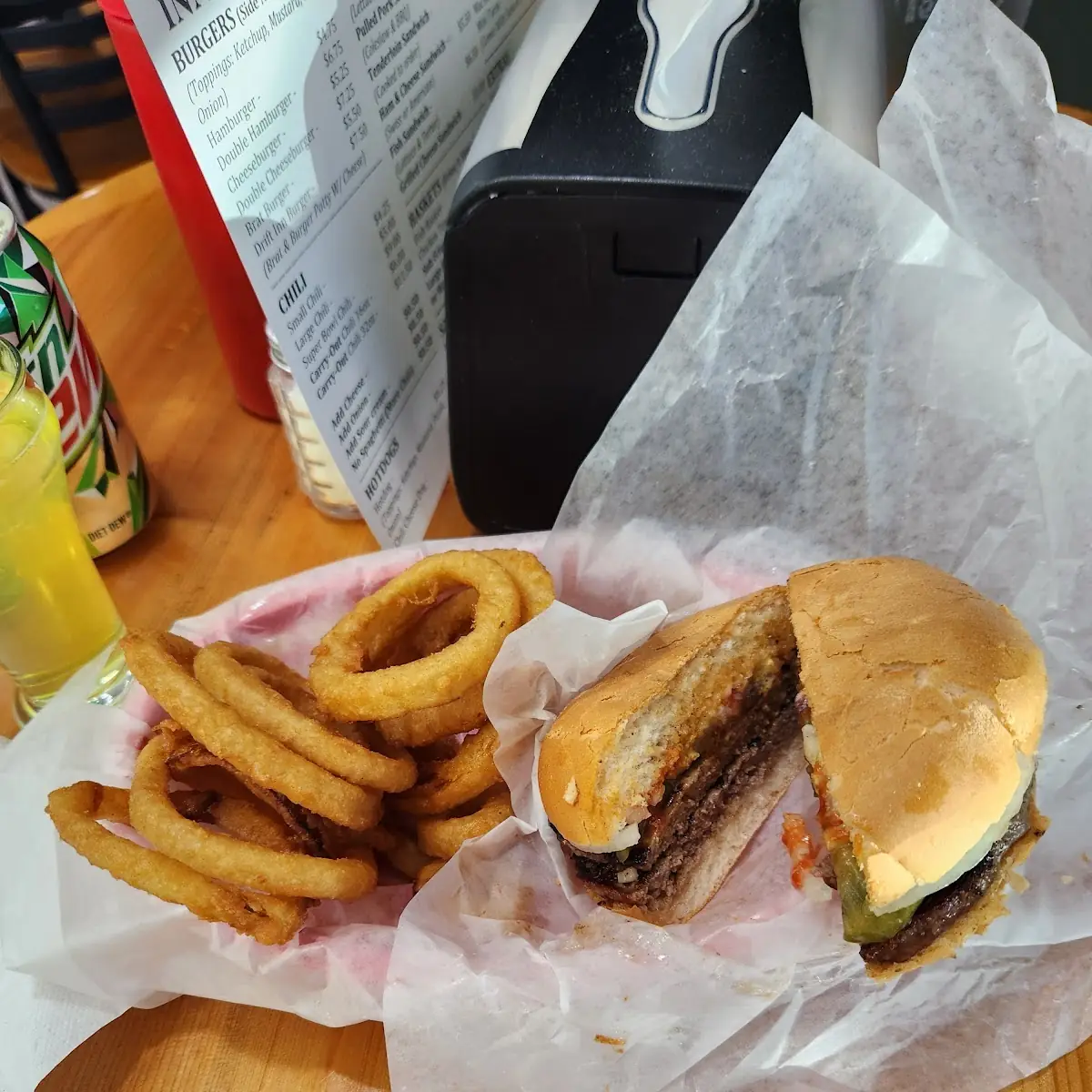 Double Hamburger and Rings
