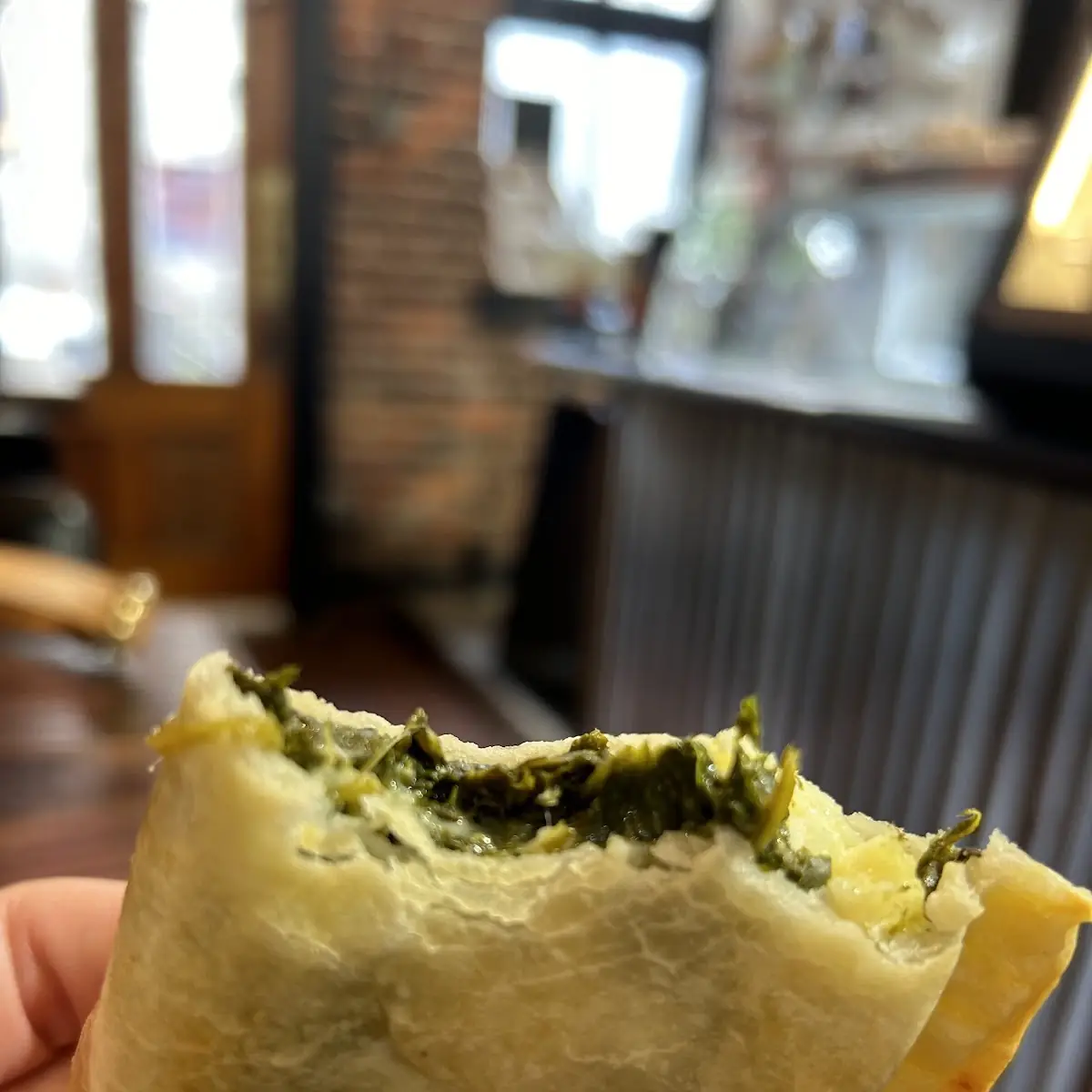 Spinach Feta Mozzarella Empanada