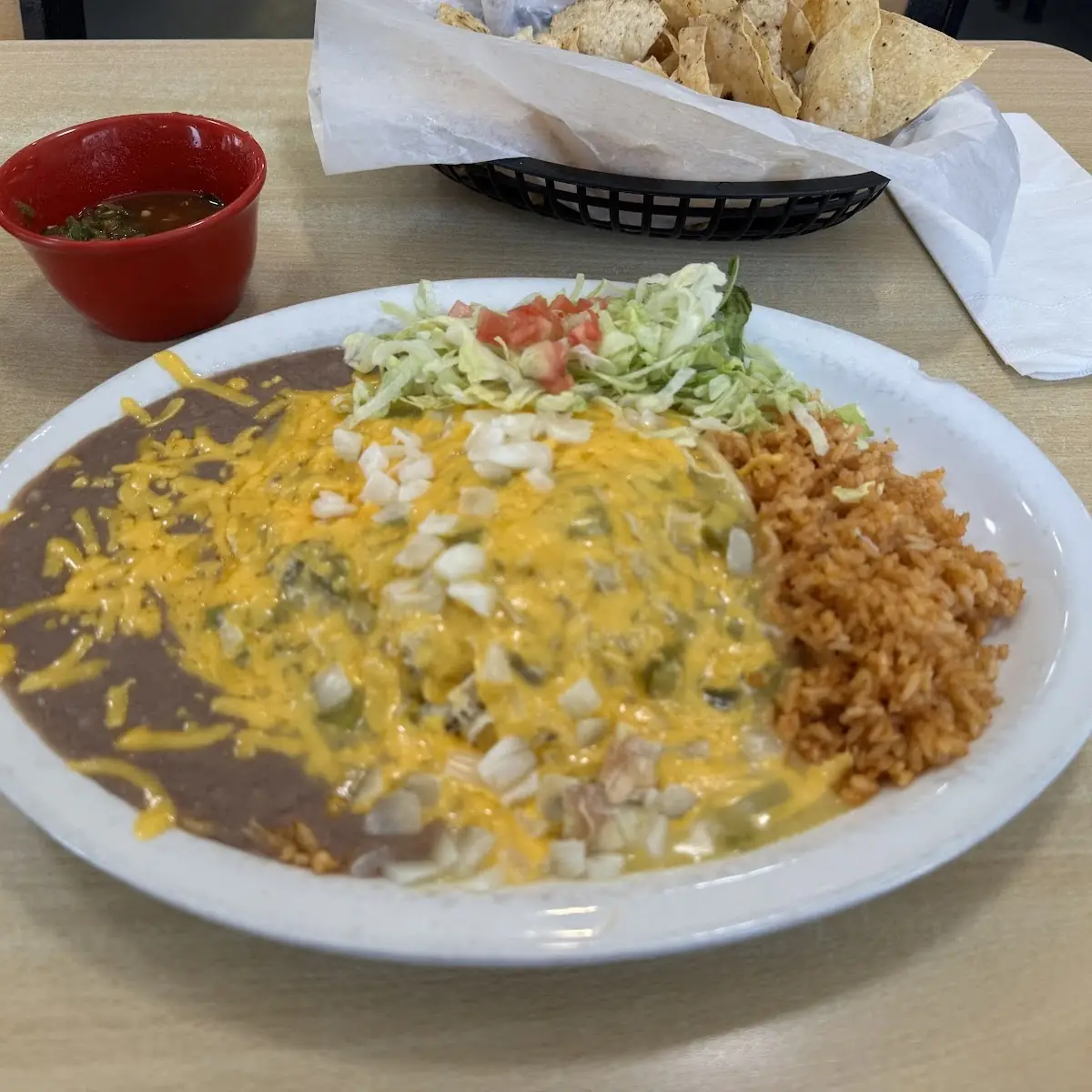 Green Chile Chicken Enchiladas