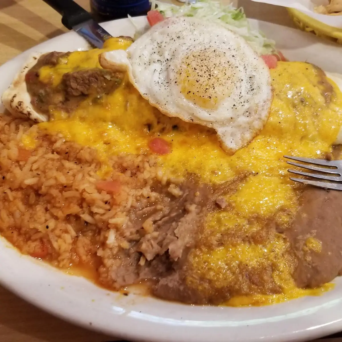 Mexican Chicken Fried Steak & Eggs