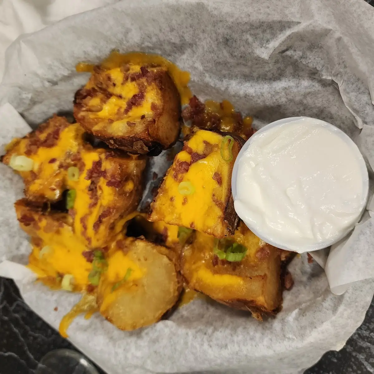 Potato Skins and Sour Cream