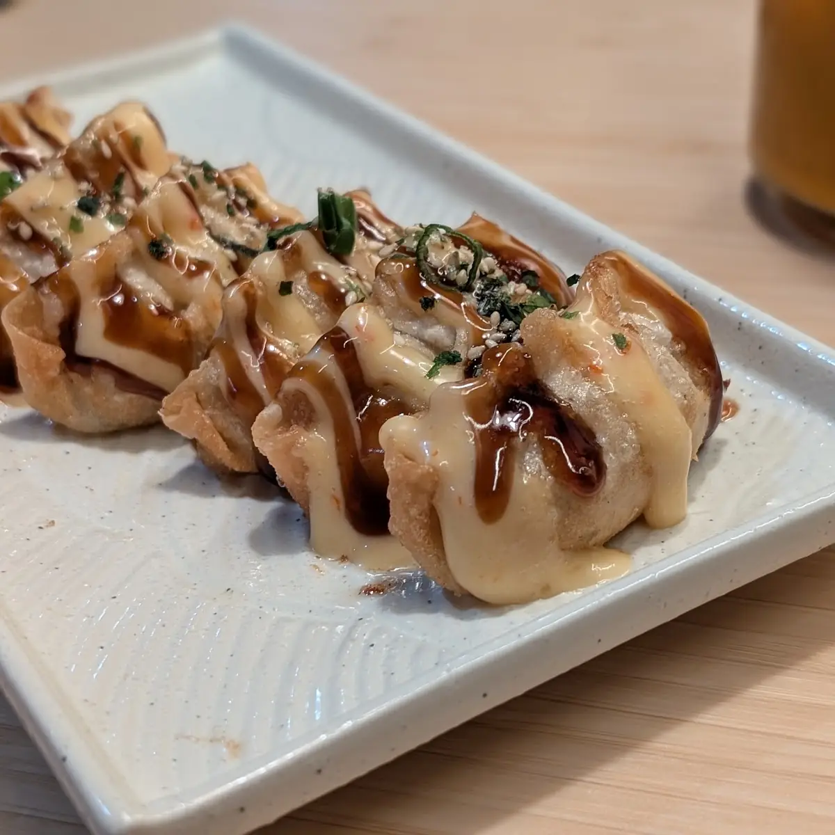Deep Fried Gyoza Dumplings
