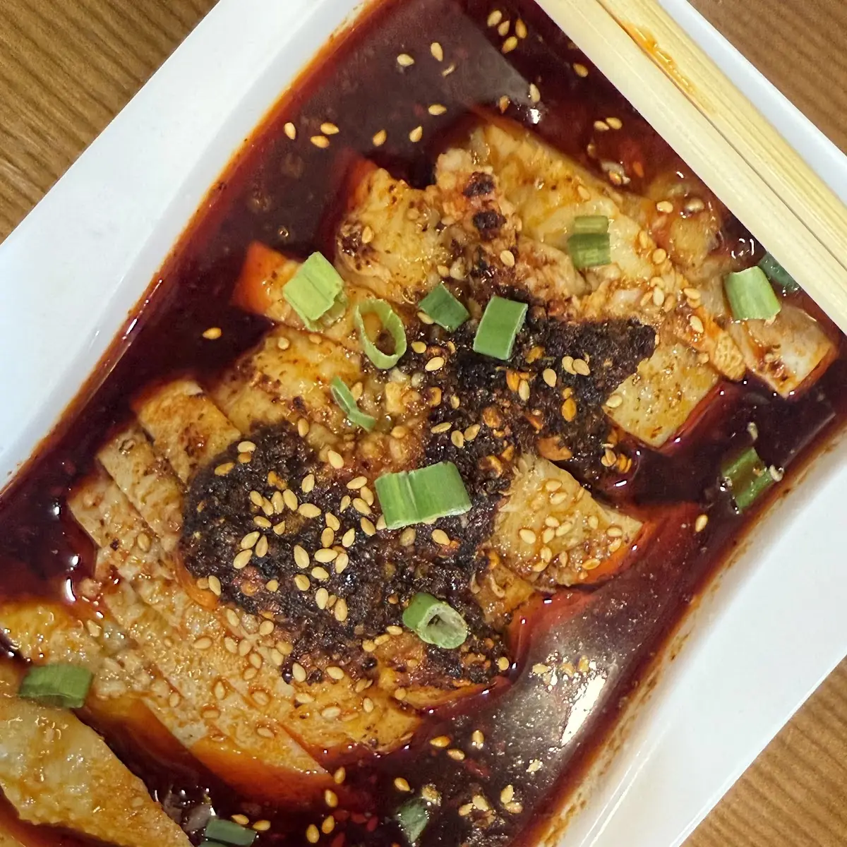 Sliced Pork w Garlic Sauce