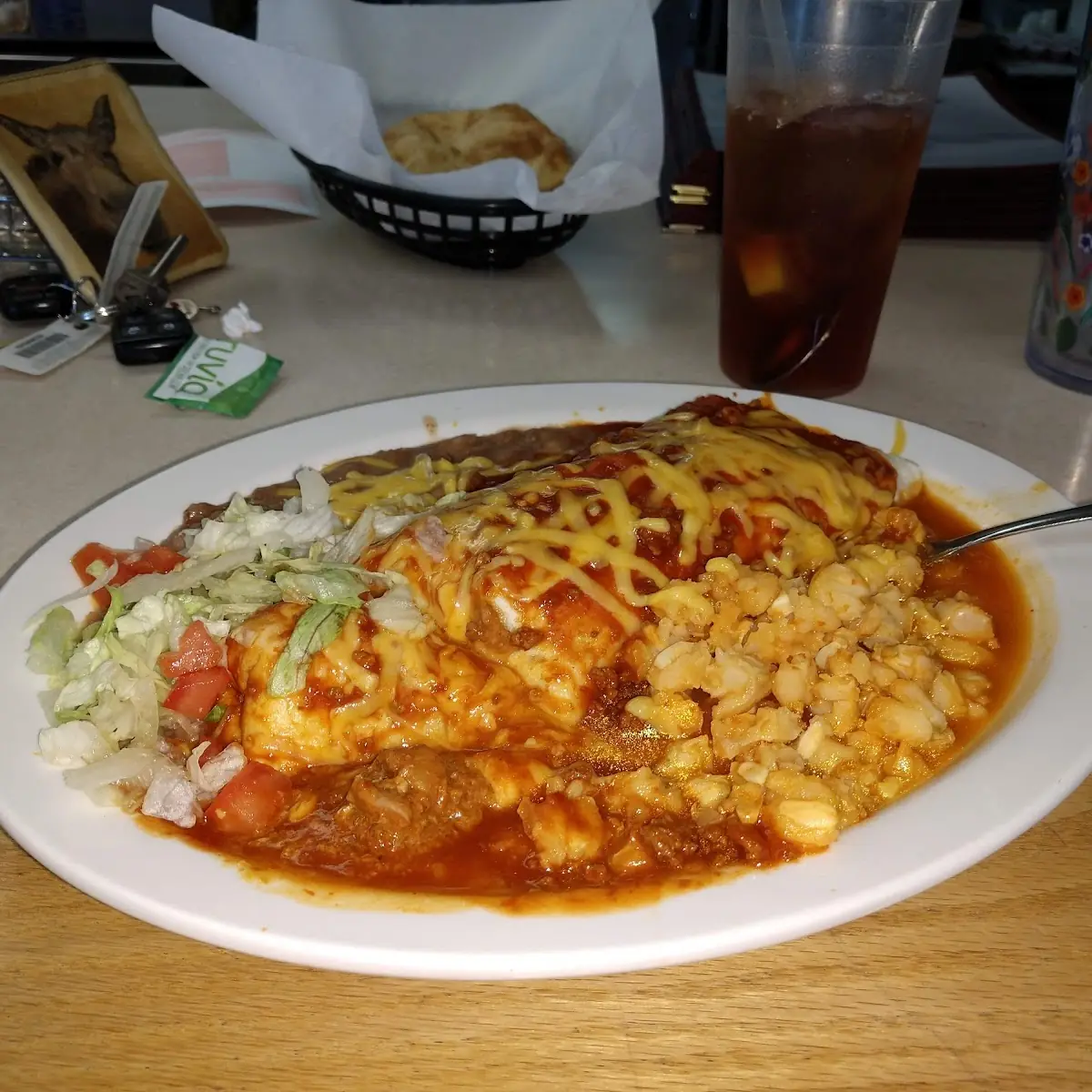 Friday Special Carne Adovada Burrito