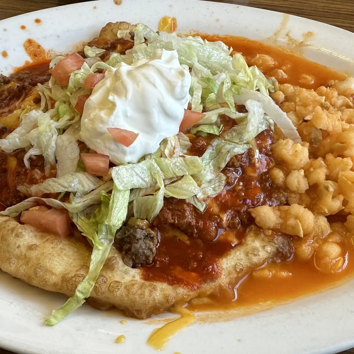 Fry Bread Taco Plate