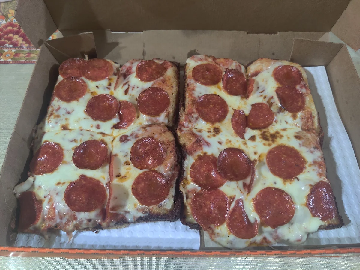 Deep Dish Pepperoni Pizza