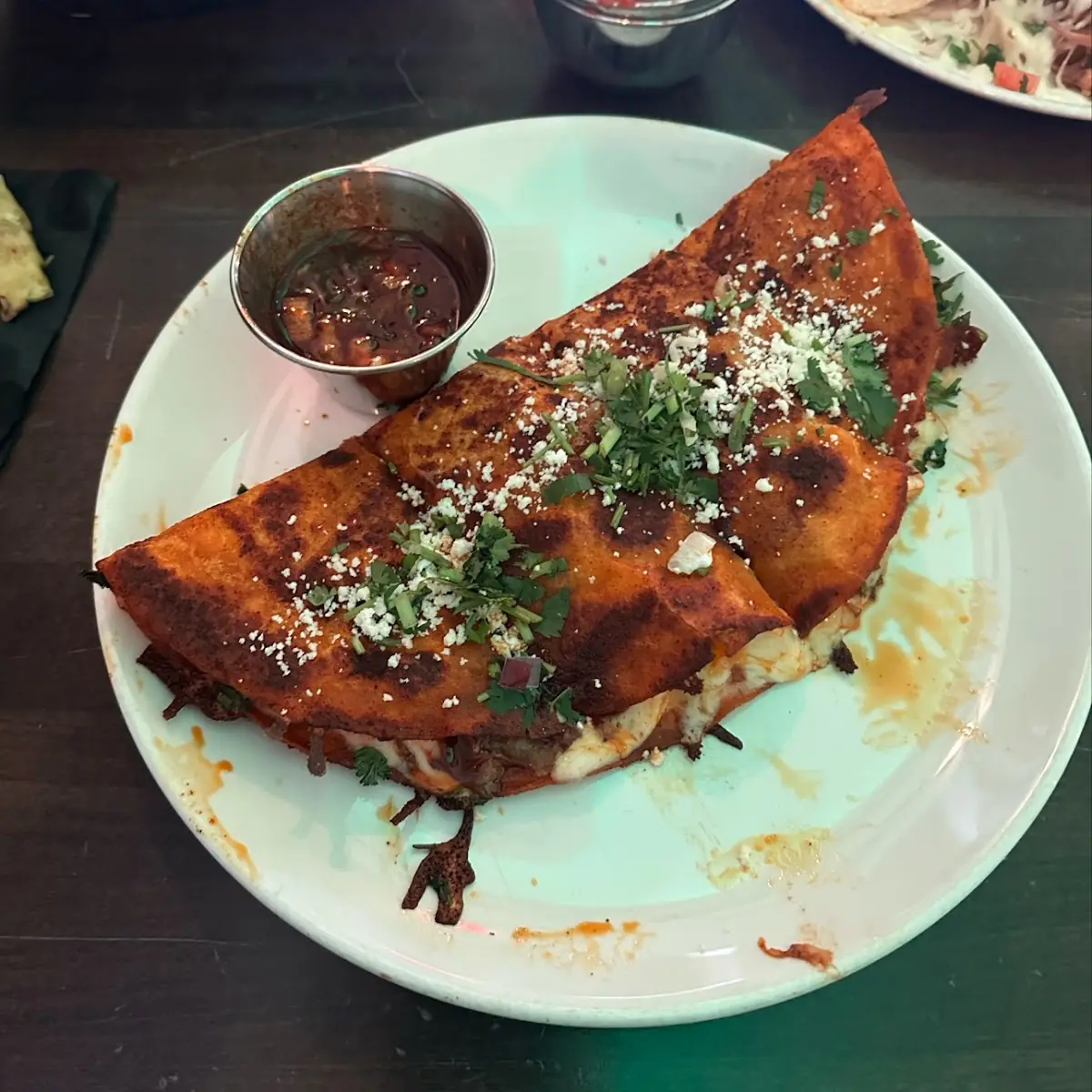 BBQ Carnitas Quesadilla