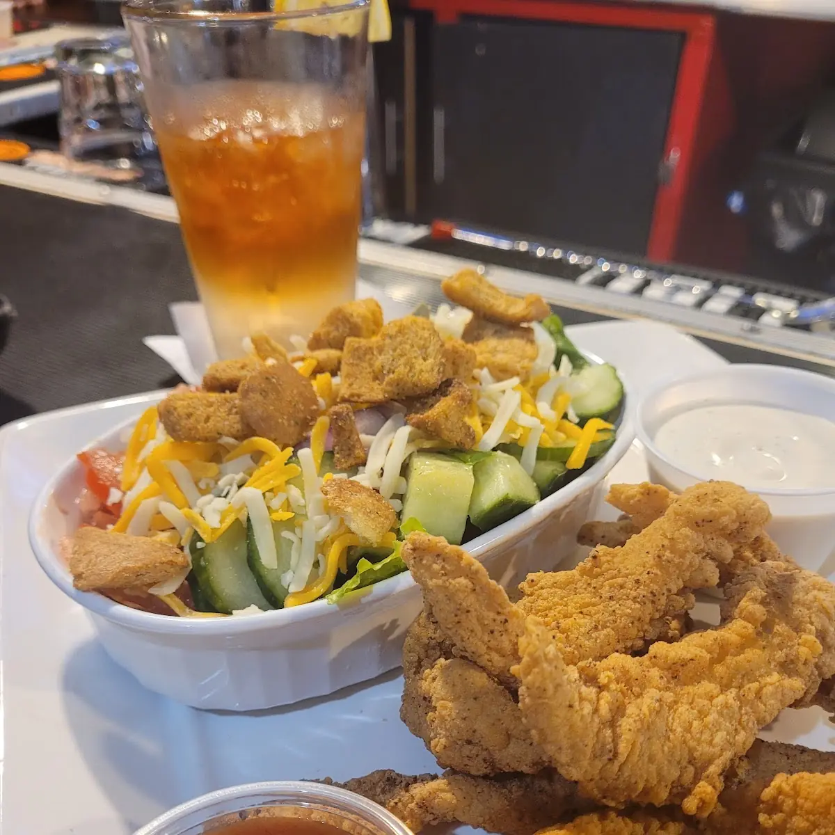 Fried Basa Side Salad