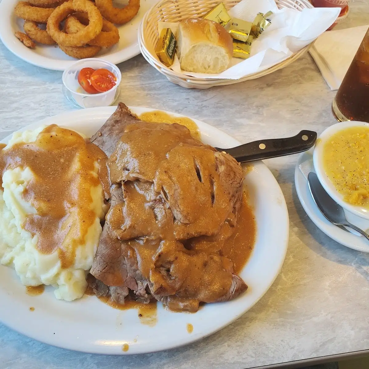 Hot Roast Beef Sandwich
