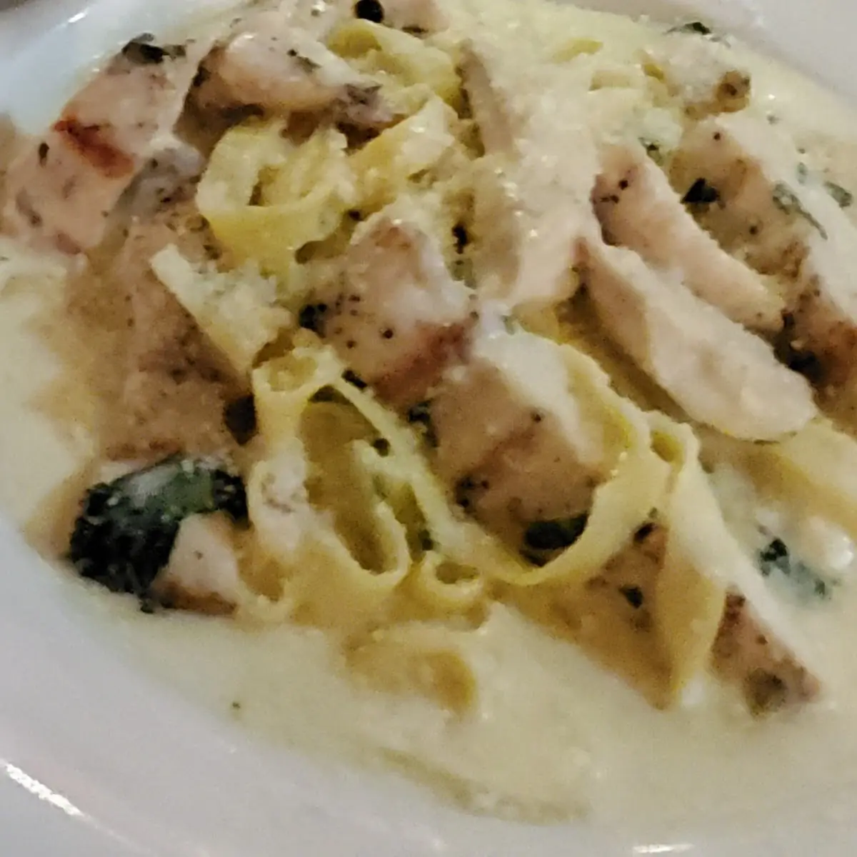 Fettuccine Alfredo with Chicken