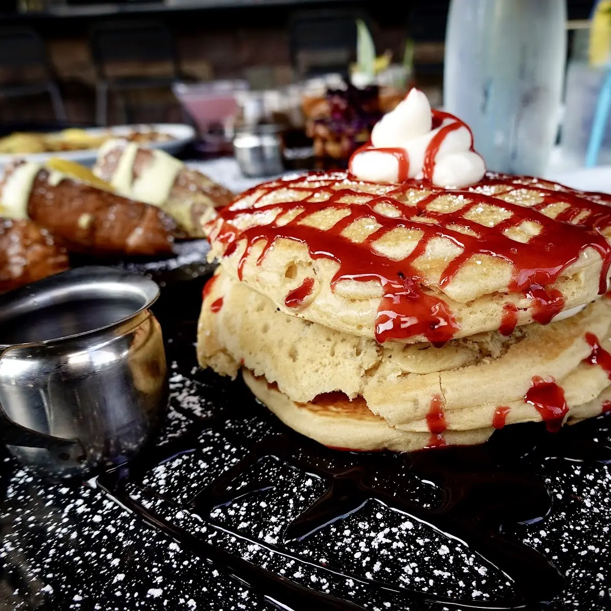 Chocolate Chip Cannoli Pancakes