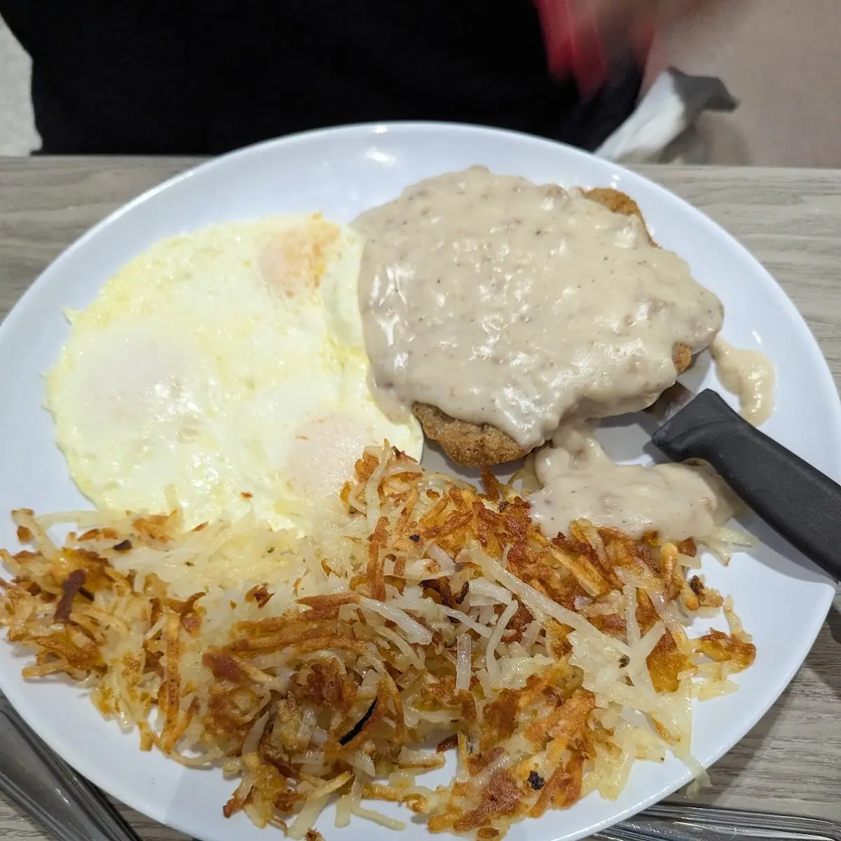Country Fried Steak & Eggs