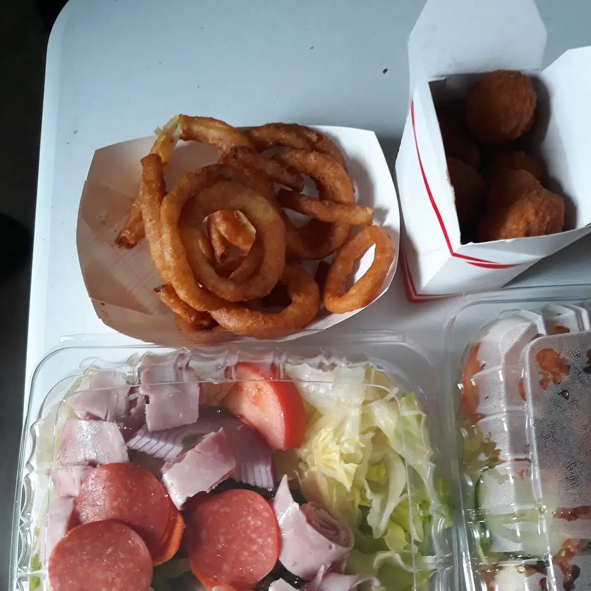Antipasto Salad Onion Rings
