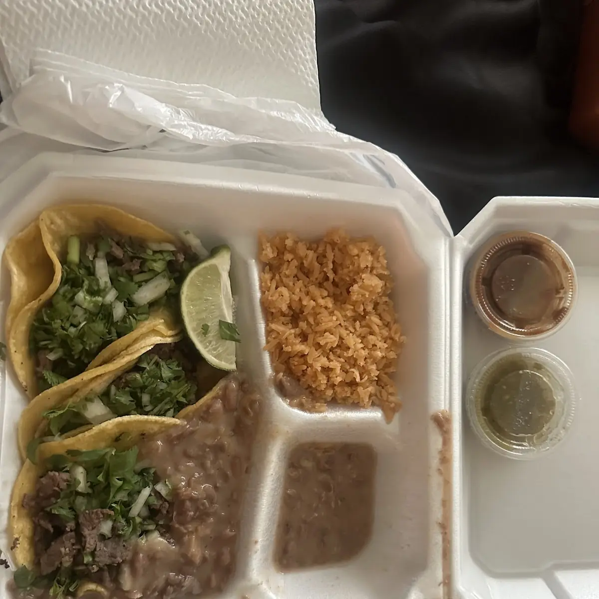 Carne Asada Taco Plate