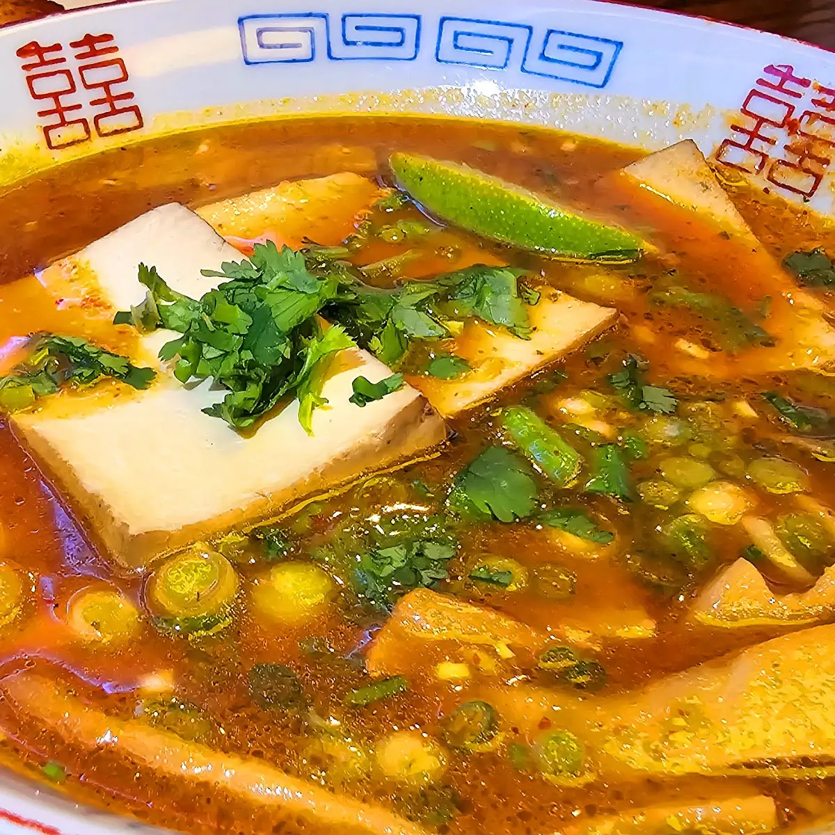 Curry Ramen with Aged Tofu