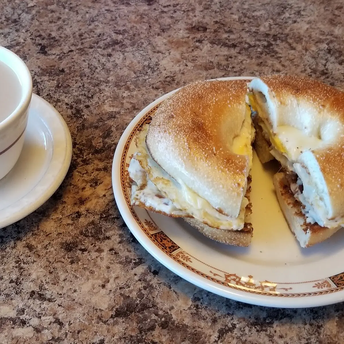 Bacon Egg and Cheese on a Bagel
