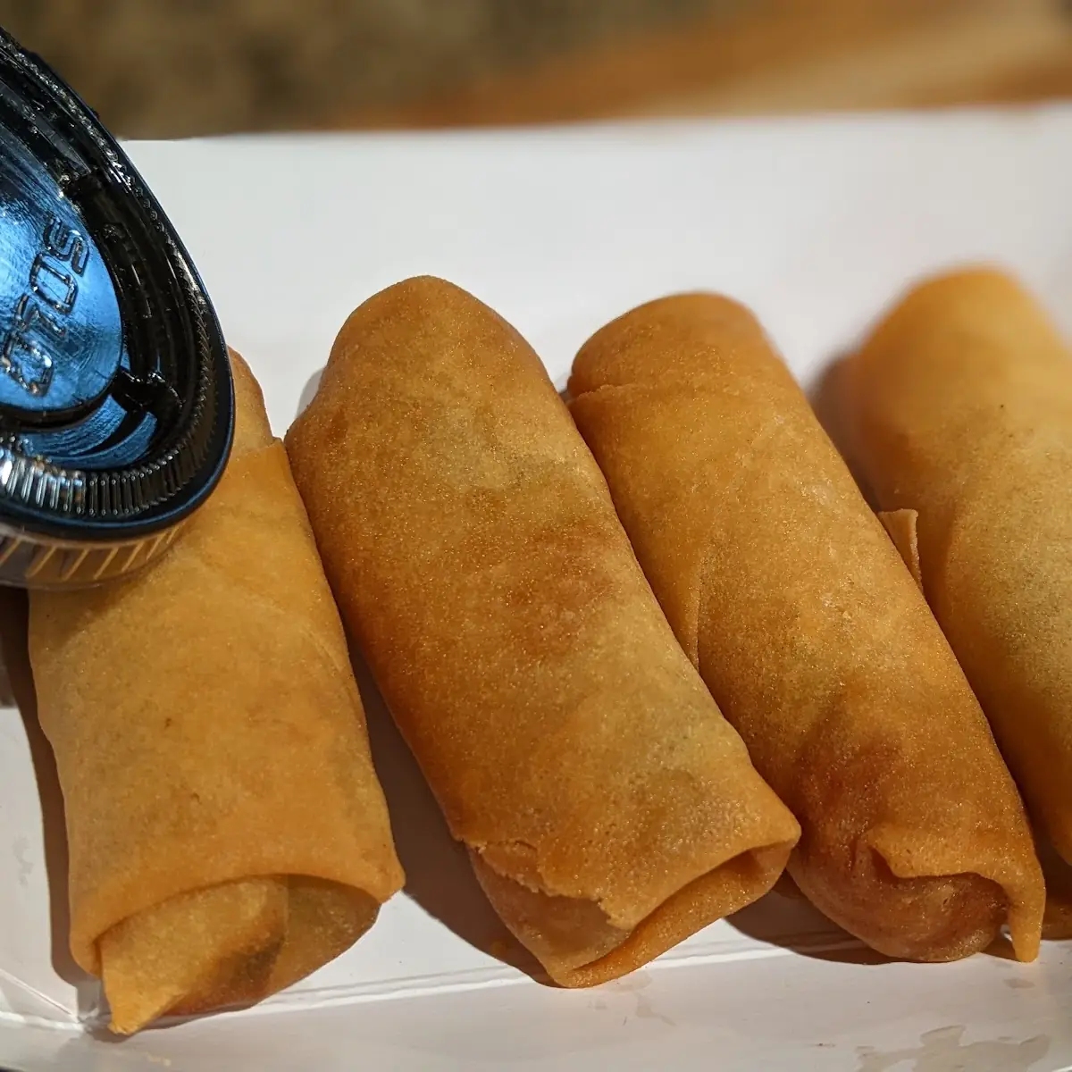 Combo Meal(1 entree with chicken or tofu or veggies ) + drink + 3 pcs of egg rolls