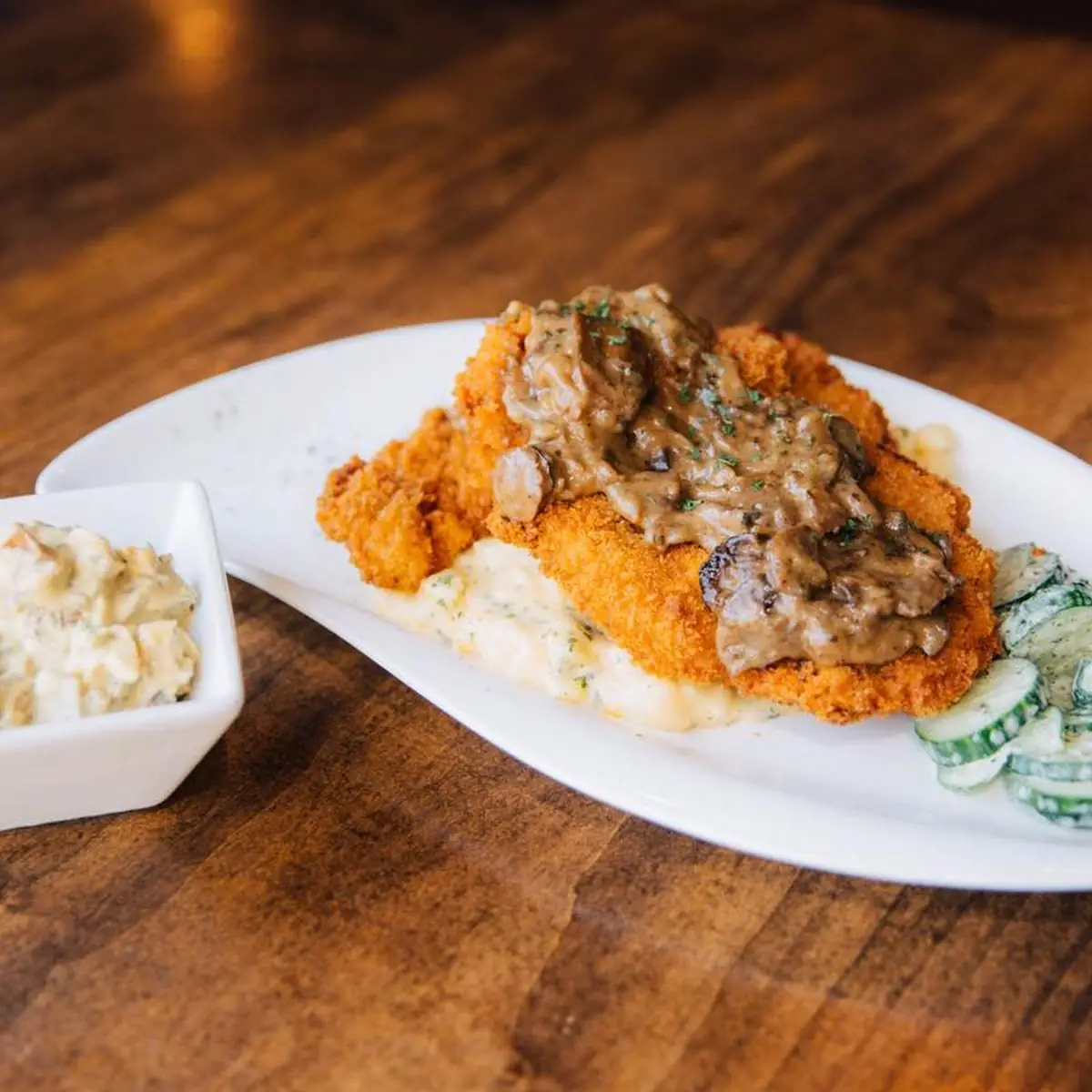 Schnitzel Grits