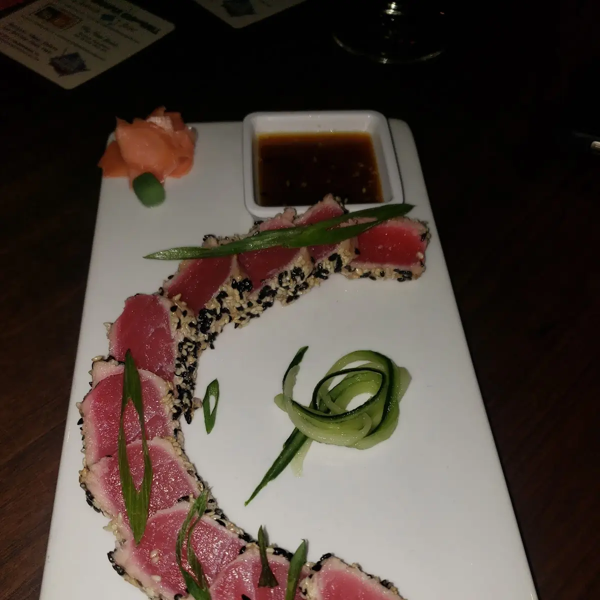 Seared Tuna with Sesame Crust