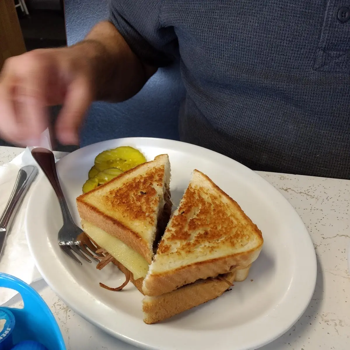 Beef and Cheese Sandwich