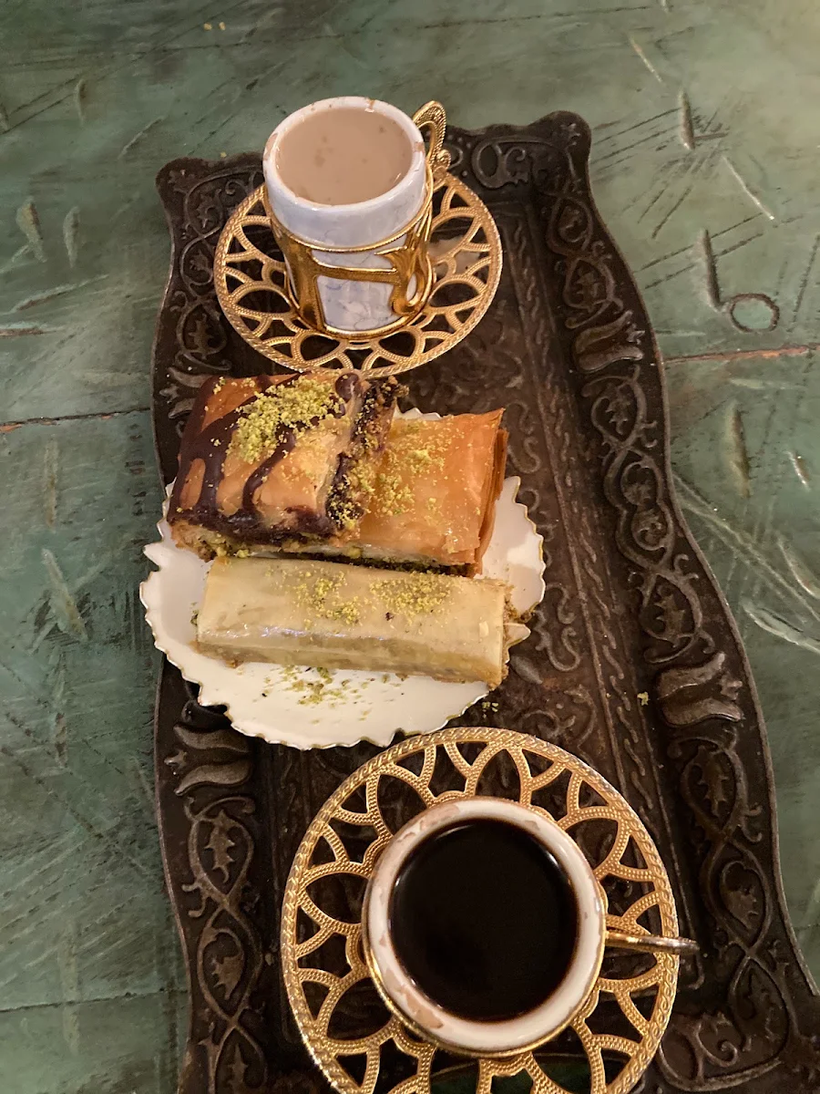 Baklava and Turkish Coffee