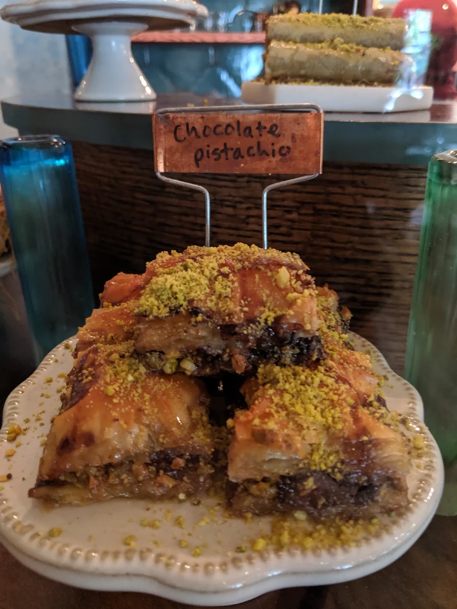 Chocolate Pistachio Baklava