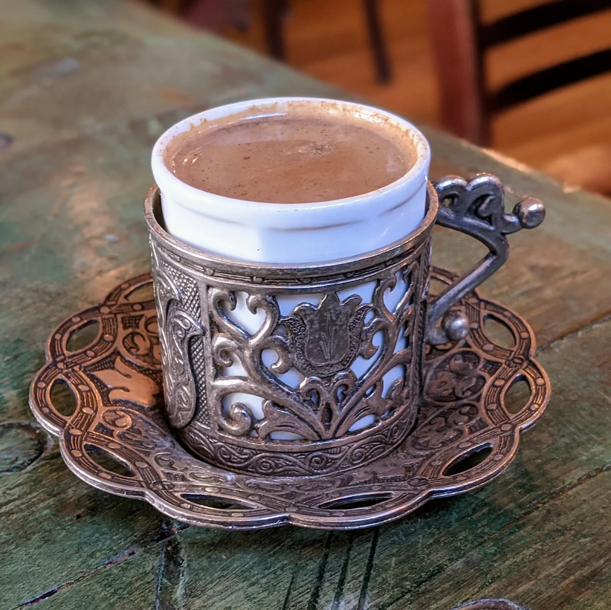 Turkish Coffee with Almond Milk