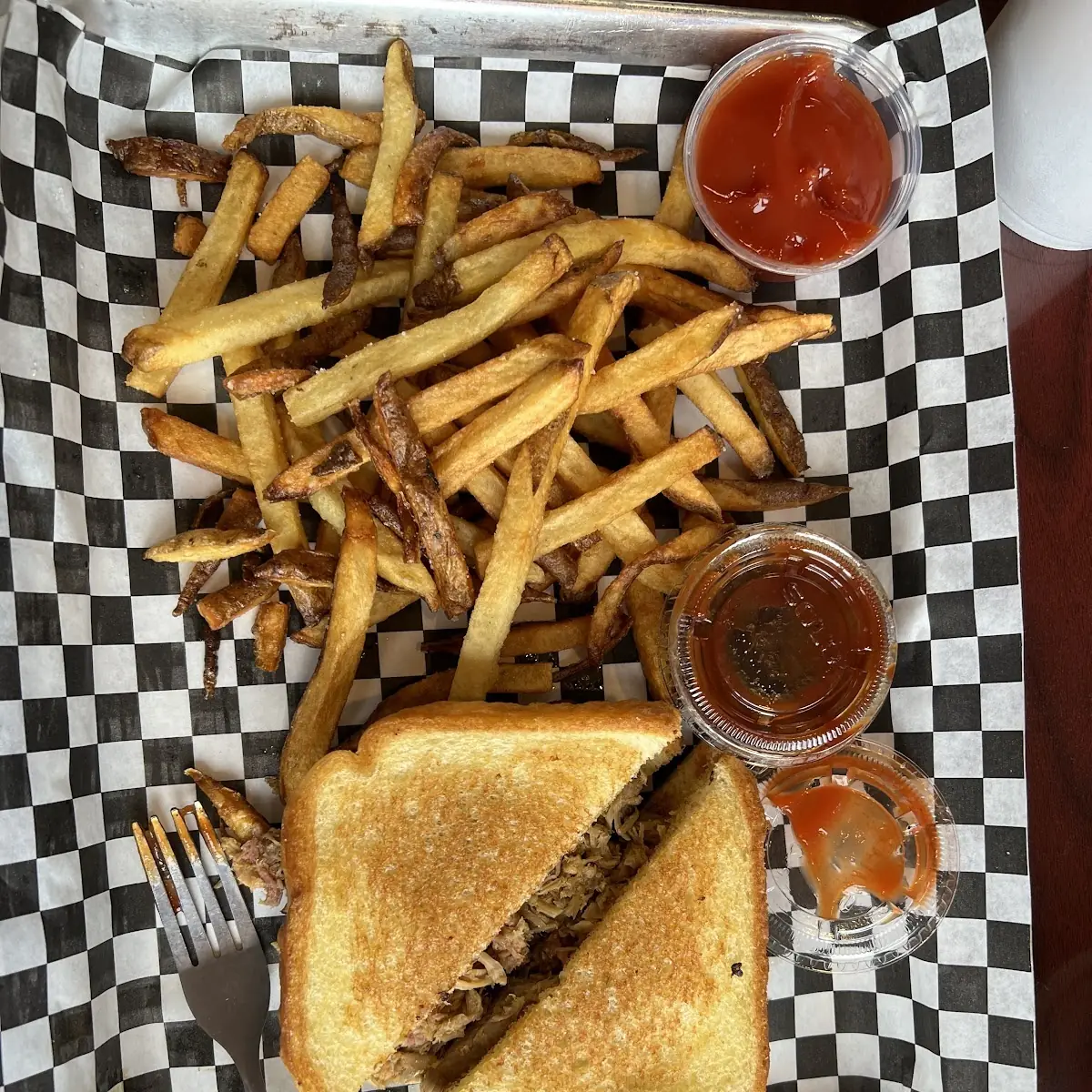 Pulled Pork Sandwich French Fries
