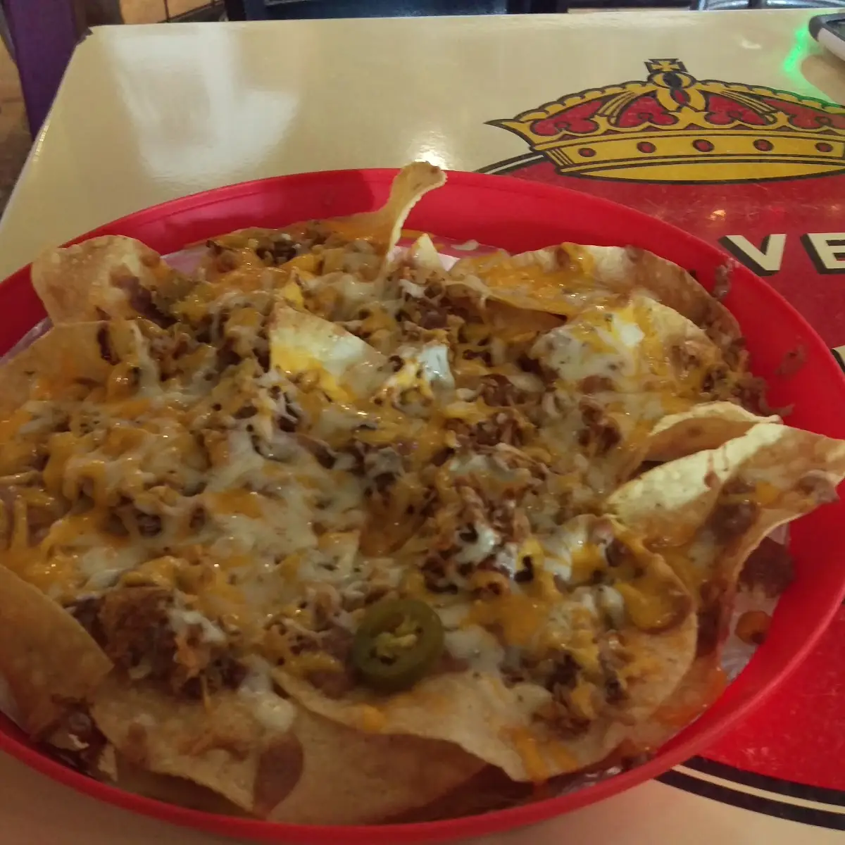 Green Chile Pork Nachos