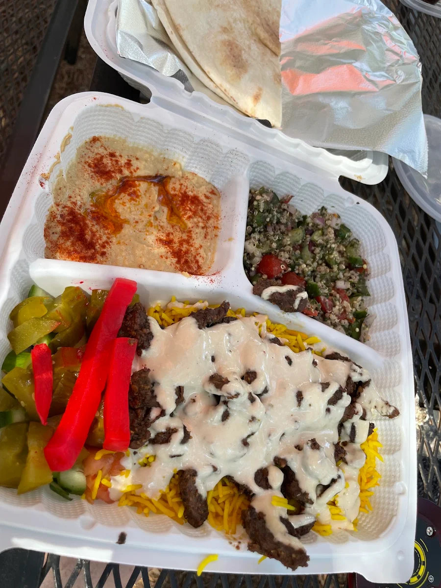 Beef Lamb Shawarma Plate