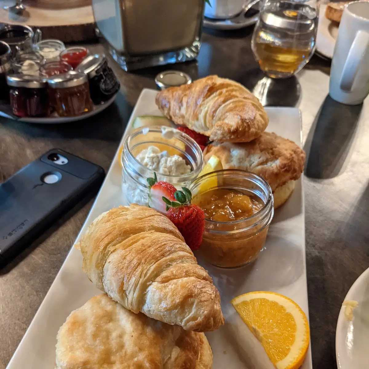 Scones and Croissants, The Flour Mill Scratch Kitchen Restaurant