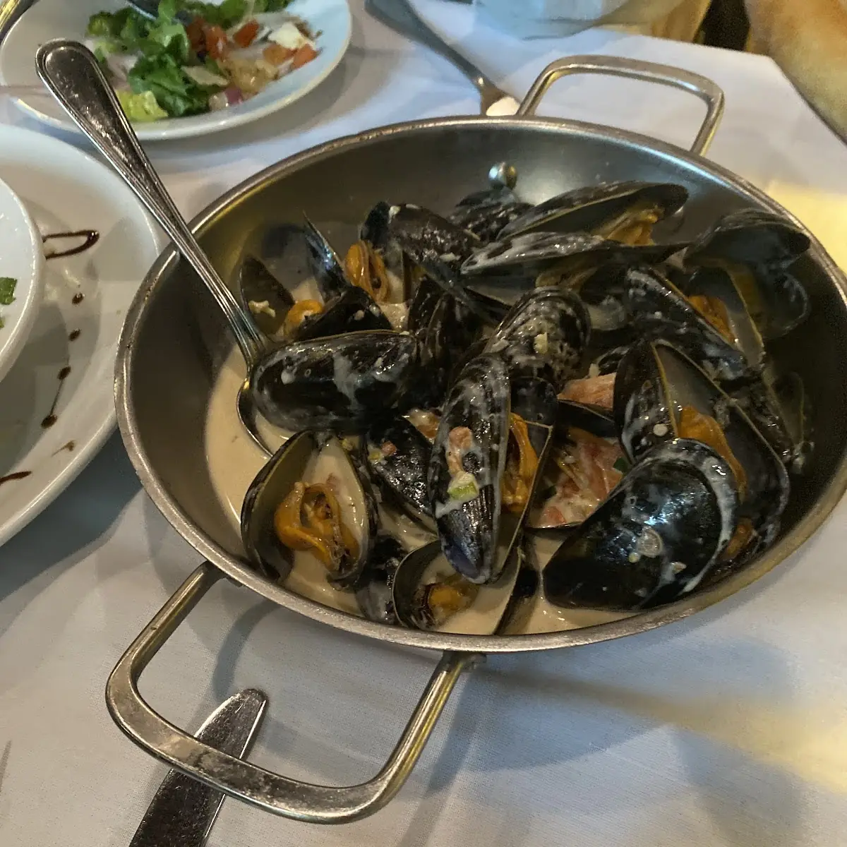 Steamed Mussels