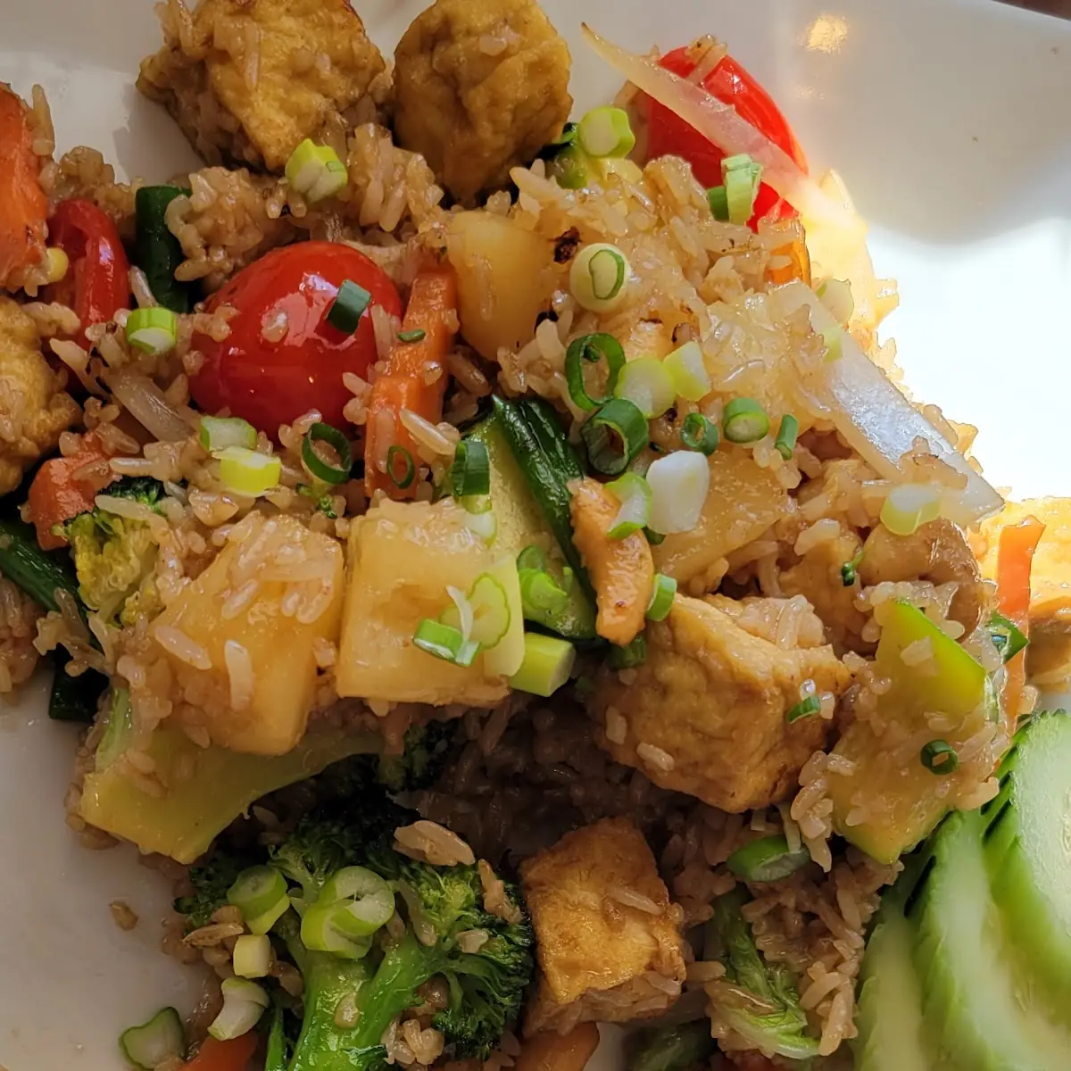 Pineapple Fried Rice with Tofu