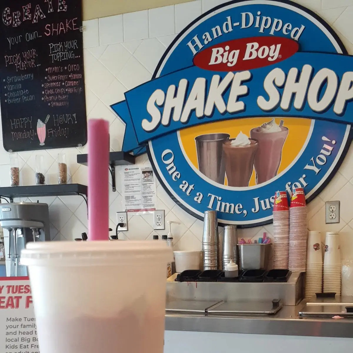 Hand-Dipped Strawberry Milkshake