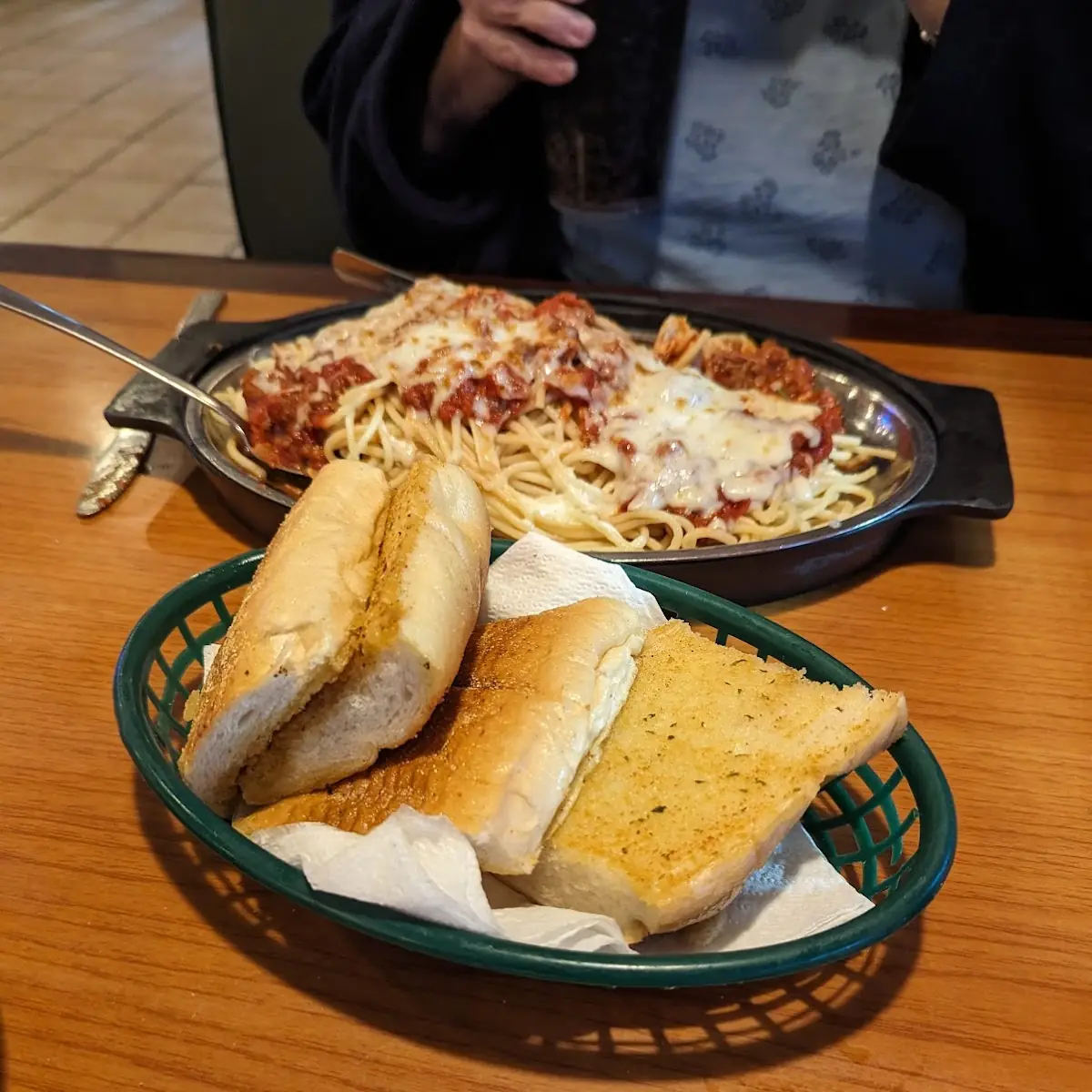 Chicken Parmigiana with Spaghetti
